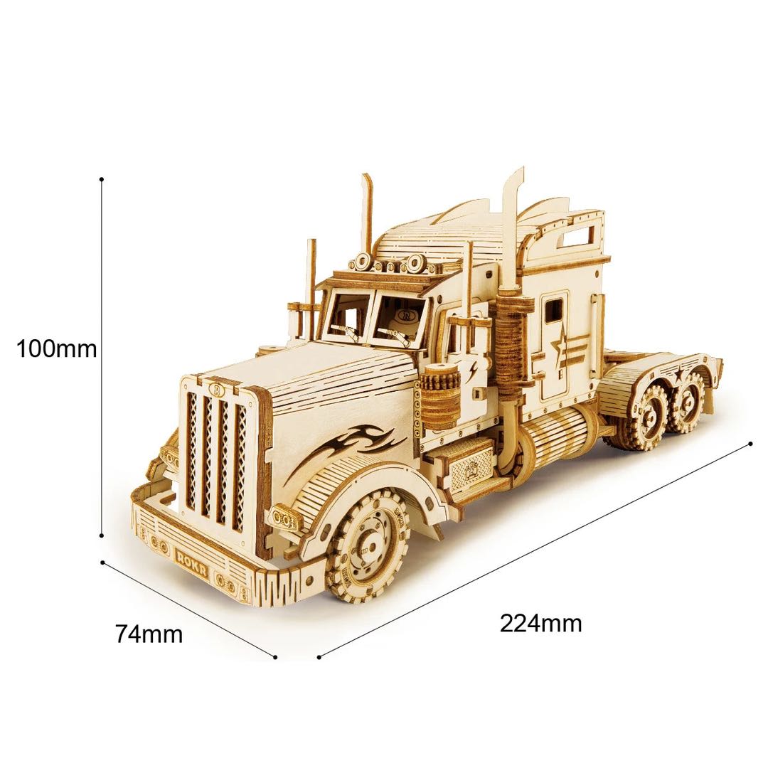 Robotime ROKR DIY 3D Wooden Puzzle Gear Model Building Kit Toys Gift for Children Teens