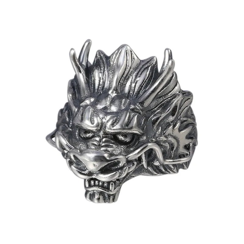 Retro Punk Demon Skeleton Ring: Hip Hop Rock Style