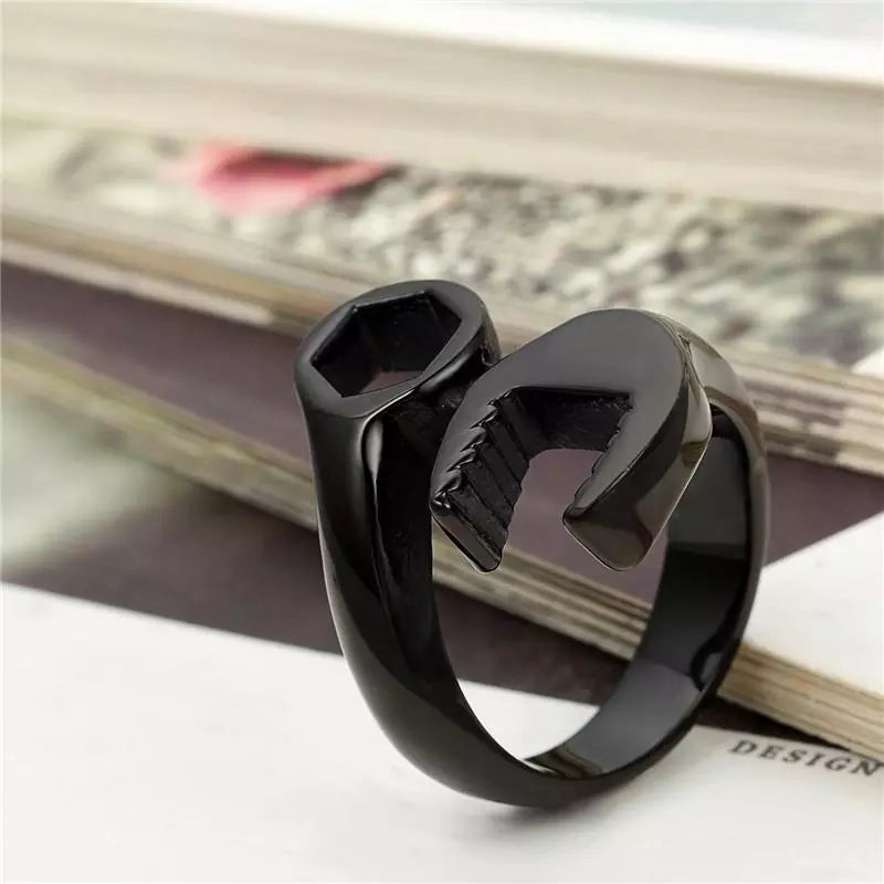 Irish Crazy Celtic Knot Square Vintage Ring Men's Fashion Punk Hip Hop Jewelry Gift