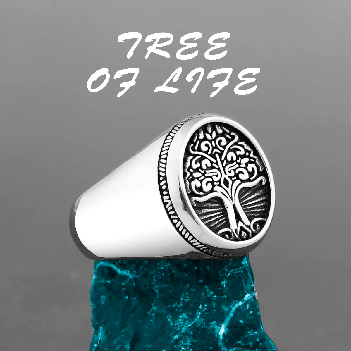 Nordic Viking Stainless Steel Ring: Symbolic Jewelry