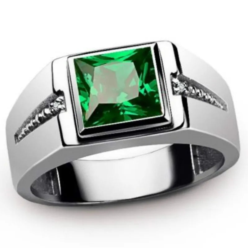 Irish Crazy Celtic Knot Square Vintage Ring Men's Fashion Punk Hip Hop Jewelry Gift