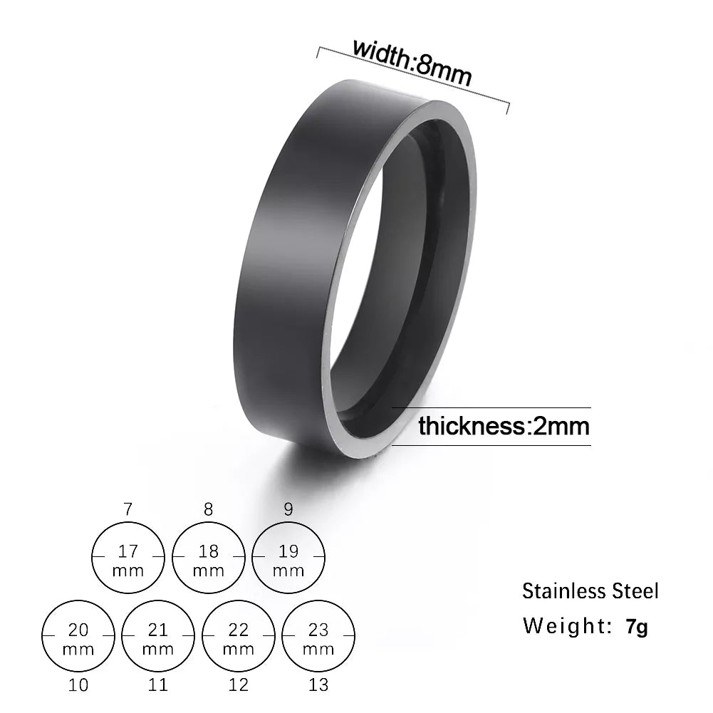 Skyrim Stainless Steel Ring: Couple's Fashion Statement