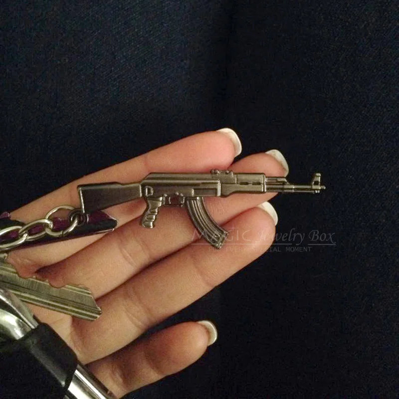 Novelty Counter Strike Gun AK47 Steel Keychain Gift