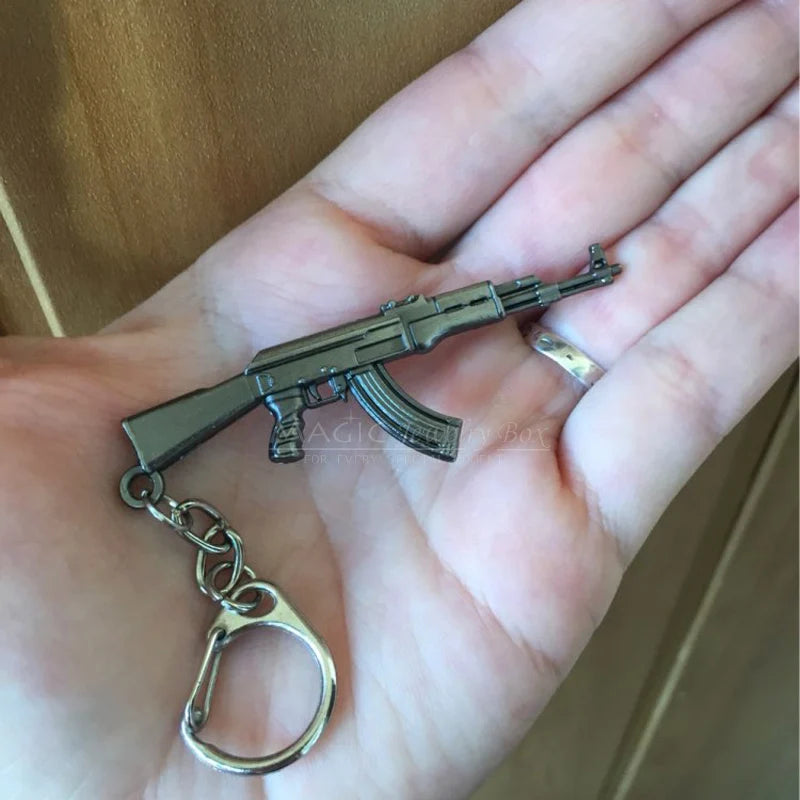 Novelty Counter Strike Gun AK47 Steel Keychain Gift