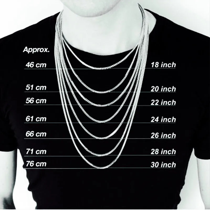 Stainless Steel Twist Chain Necklace: Punk Style for Men