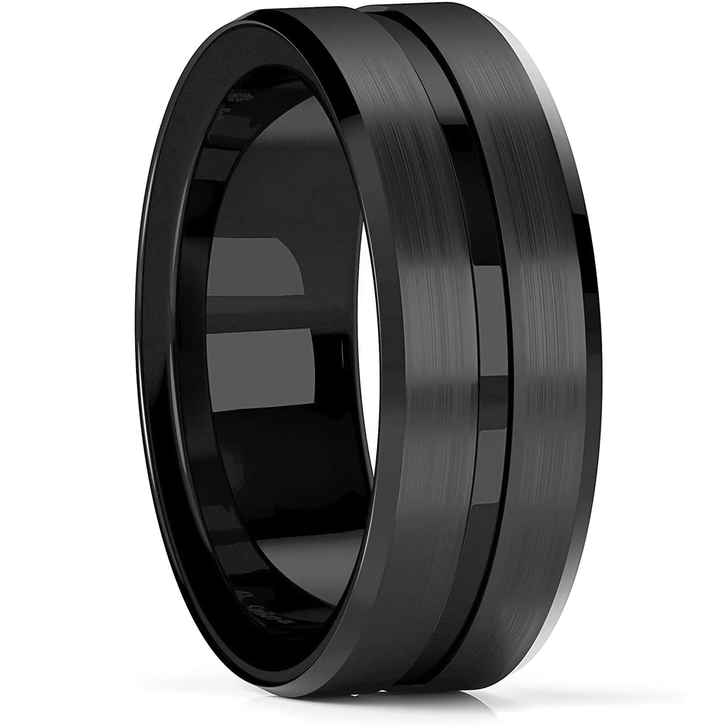 Classic Black Tungsten Wedding Rings: Timeless Elegance