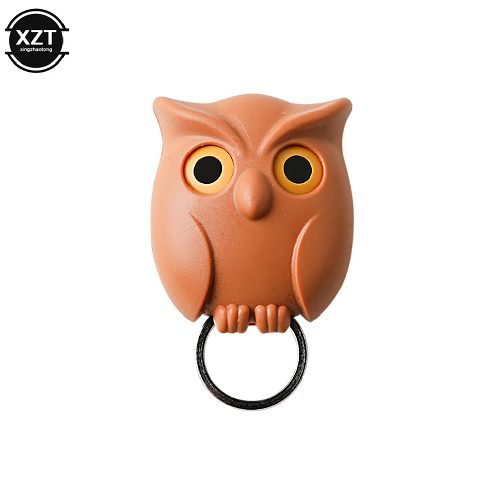 Creative Owl Night Wall Magnetic Key Holder