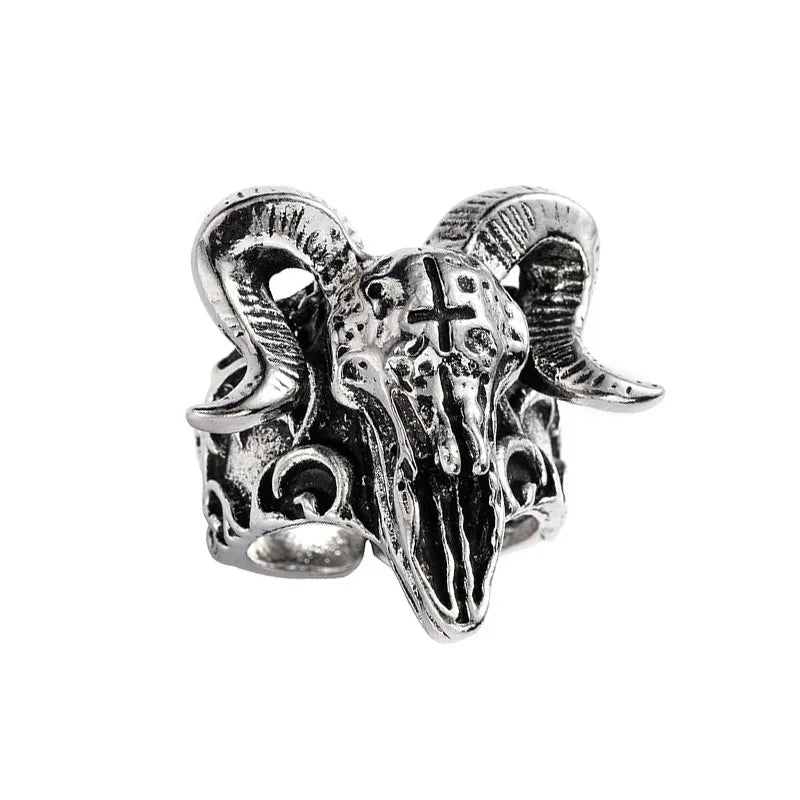 Retro Punk Demon Skeleton Ring: Hip Hop Rock Style