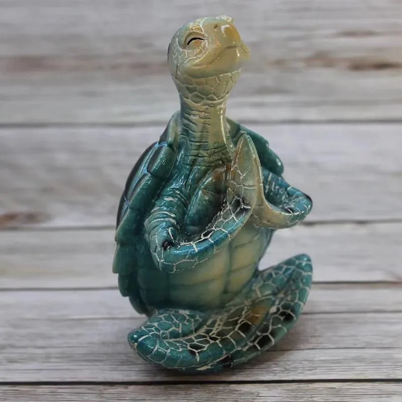 Sea Turtle Figurine Peacefulness Meditating