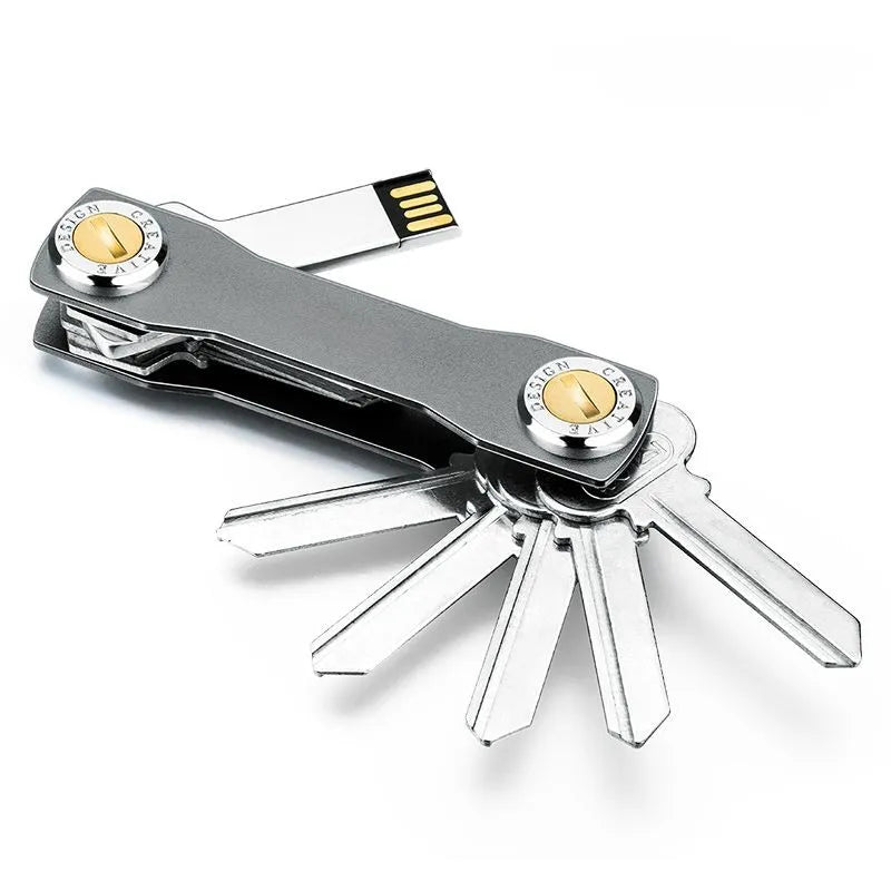 Aluminum Key Wallet DIY Keychain EDC Pocket Keyholder