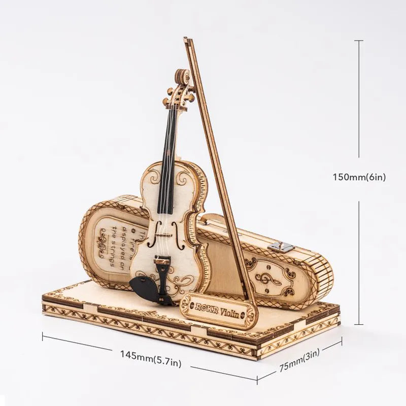 Robotime ROKR Violin Capriccio Model 3D Wooden Puzzle