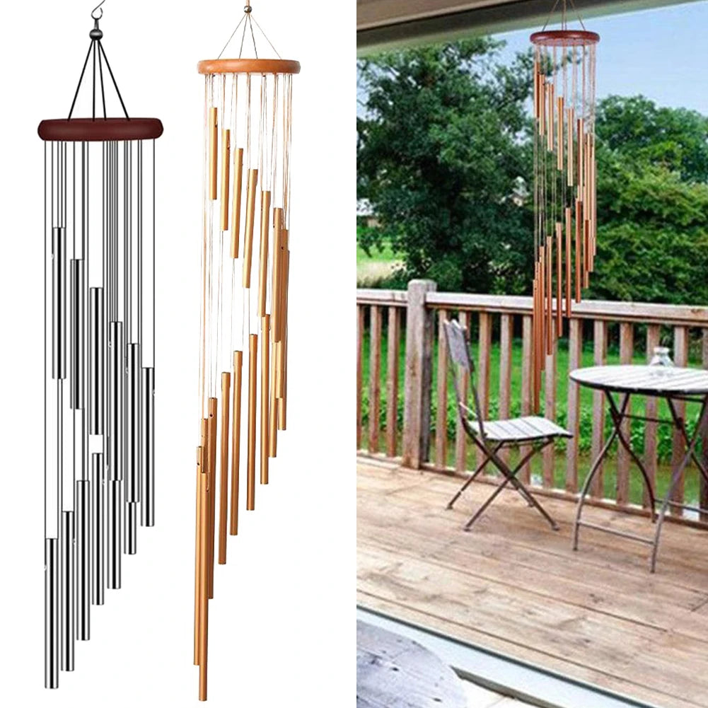 Aluminum Tube Wind Chimes: Elegant Room Garden Decor