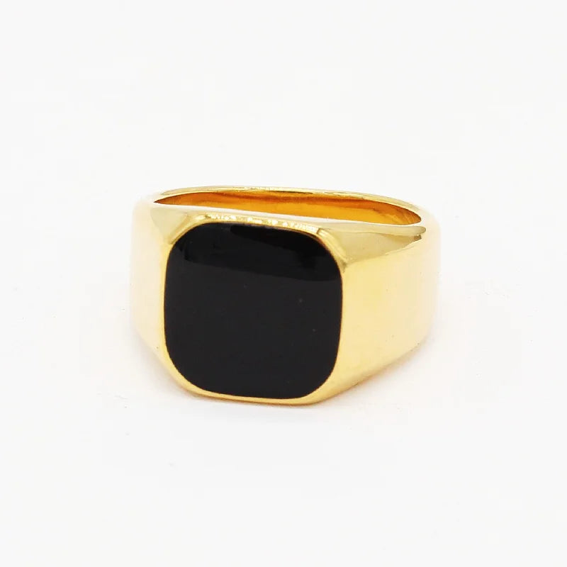 Metal Geometric Rings: Bold Punk Fashion