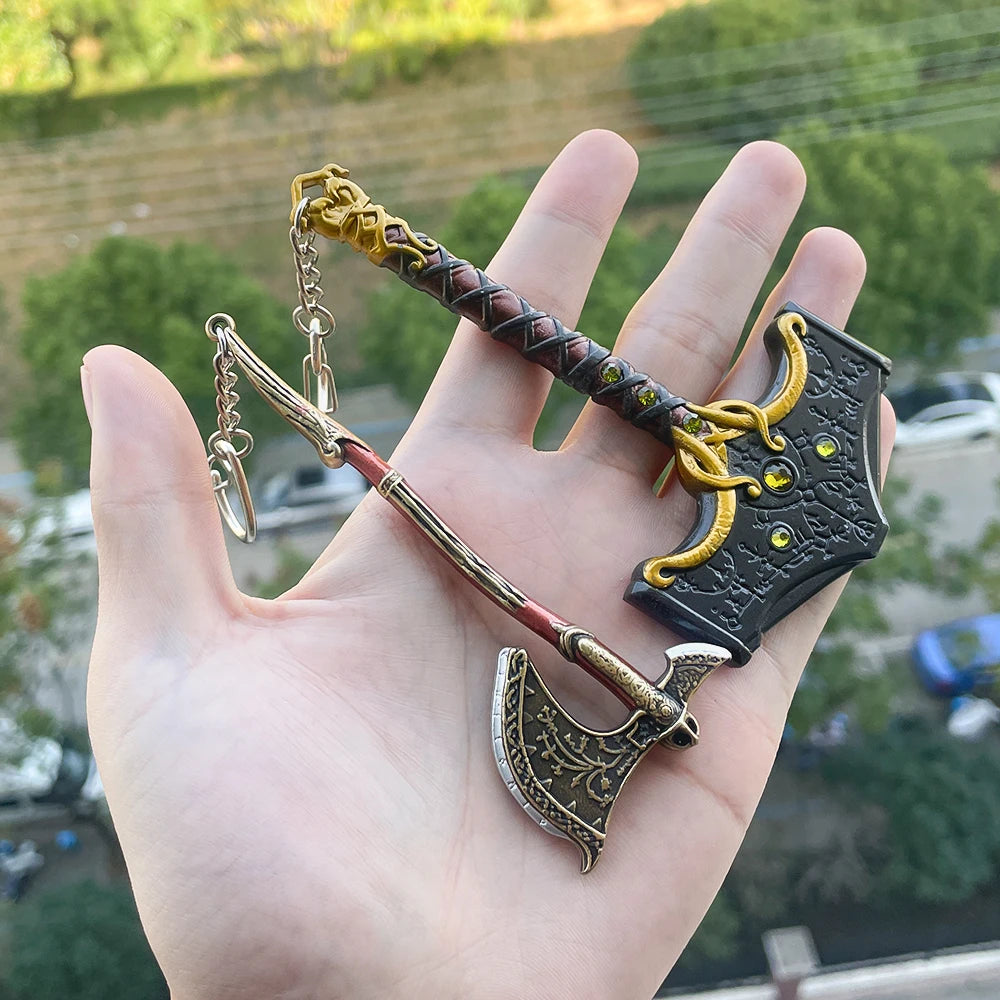 Game God of War 5 Ragnarok Keychains