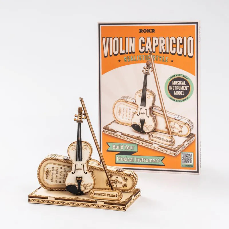 Robotime ROKR Violin Capriccio Model 3D Wooden Puzzle