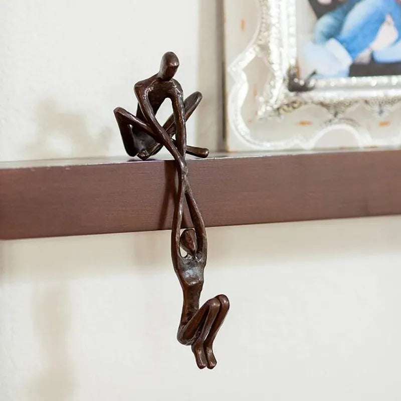 Dancing Couple Sculpture Art Creative Artwork Lover Sculpture Ornament