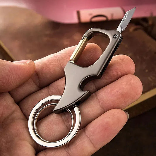 Classic Mini Knife Keychain – Outdoor 2 In 1 Multi-Functional Tool