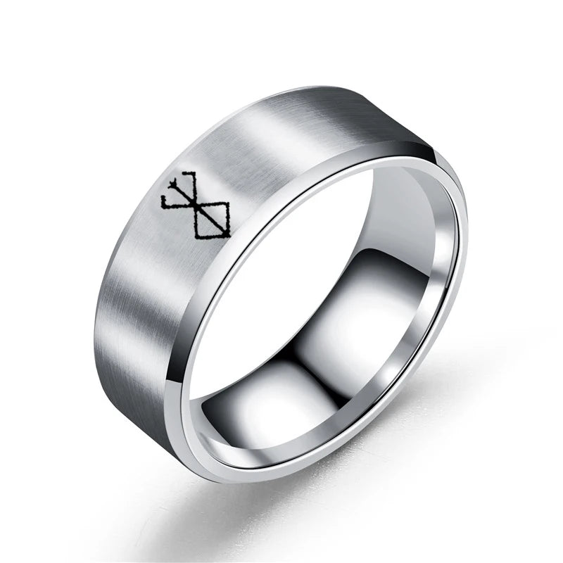 Berserk Anime Ring: Cool Stainless Steel Fashion Gift