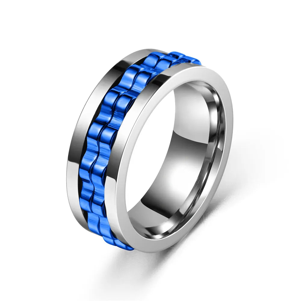 Titanium Steel Chain Rings: Rotatable Spinner Design