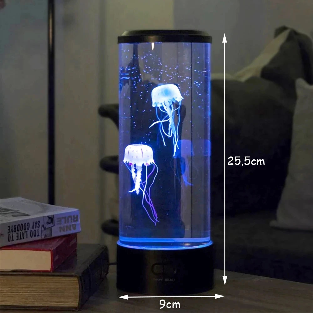 Color Changing Jellyfish Lamp Usb/Battery Powered Table Night Light