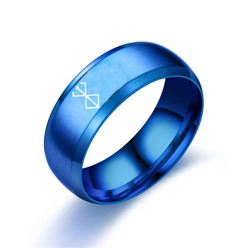 Berserk Anime Ring: Cool Stainless Steel Fashion Gift