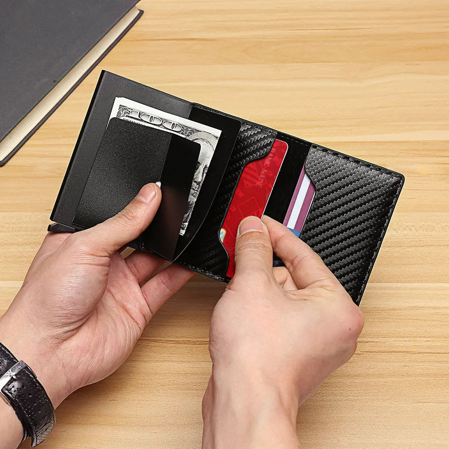 Carbon Fiber Credit Card Holder Wallets