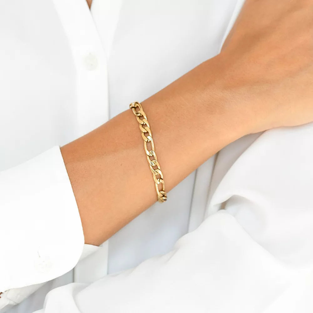 Classic Snake Chain Bracelets Gold Plated Elegance