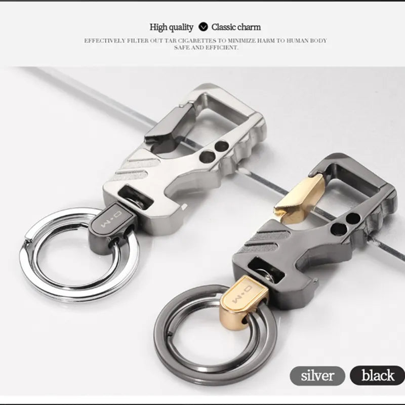 Multifunctional Men's Key Chain Metal Waist Chain Bottle Opener Pendant Gift