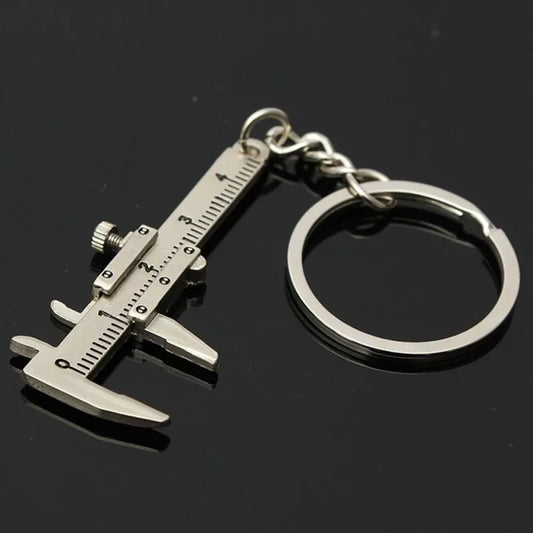 Fashion Car Key Mini Vernier Caliper Portable 0-40mm keychain Measuring Gauging Tools