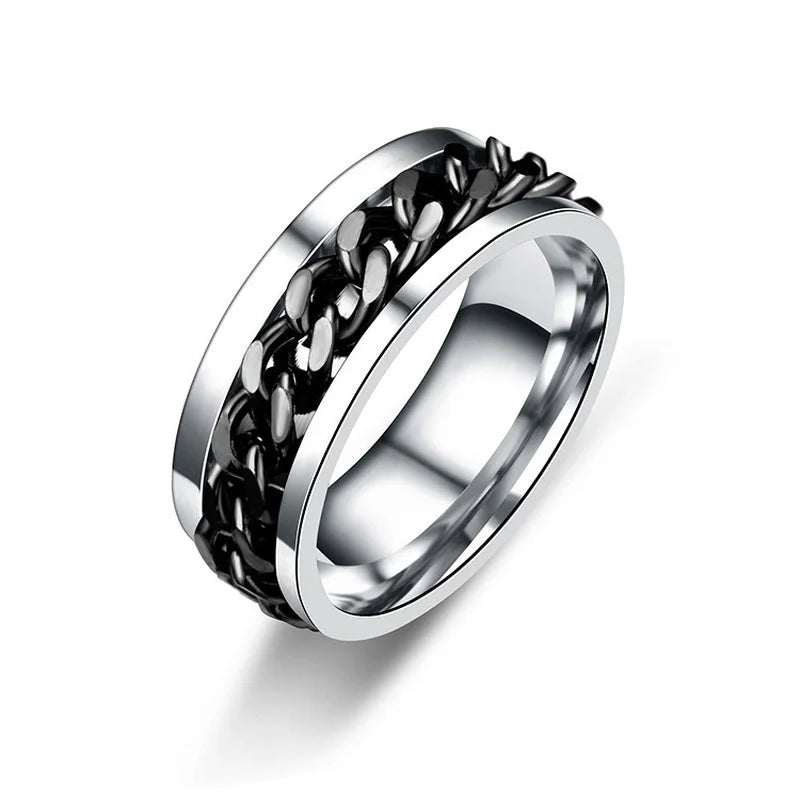 Titanium Steel Chain Rings: Rotatable Spinner Design