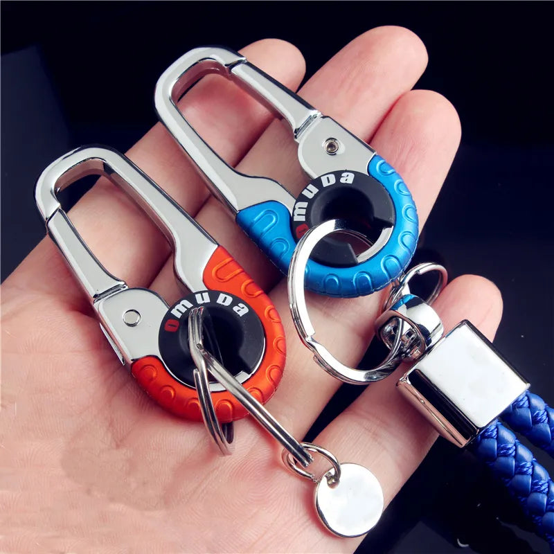 3pcs Car Keychain Creative Key Holder Keyring Car Styling Auto Car Accessories