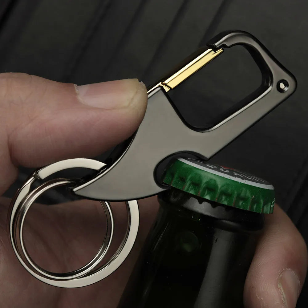 Mini Knife Keychain Foldable Personalized Lettering Multi-Functional Bottle Opener