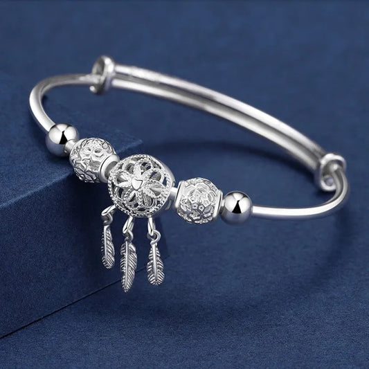 Sterling Silver Dreamcatcher Bracelet