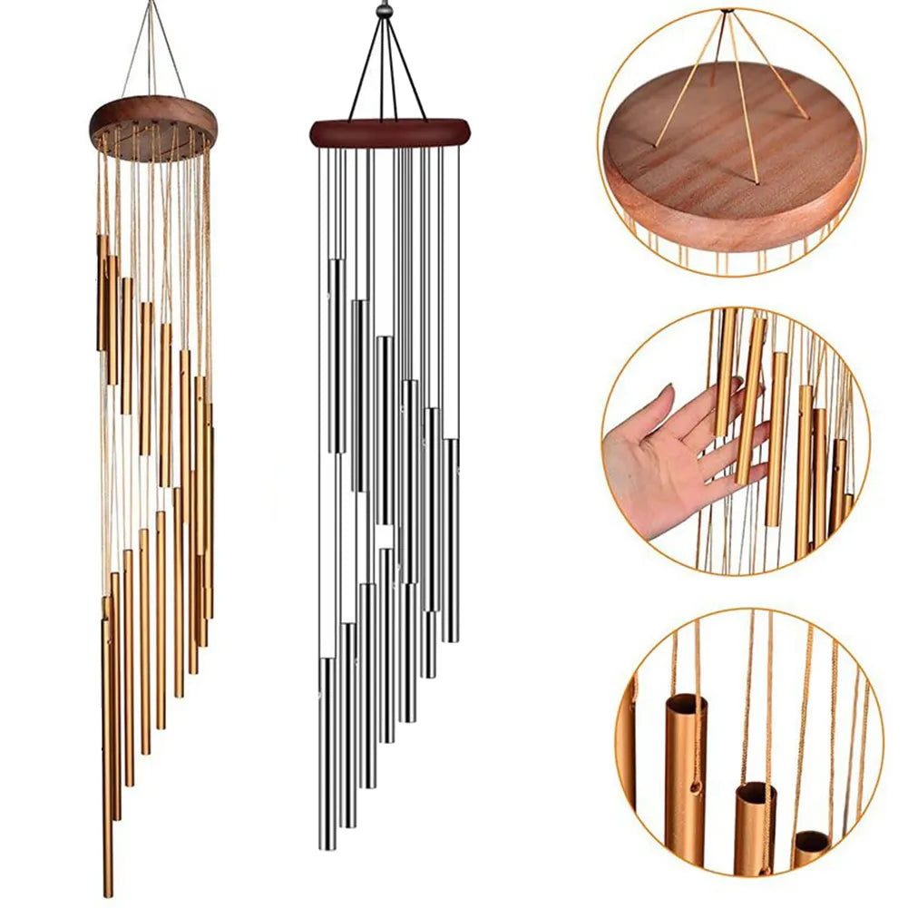 Aluminum Tube Wind Chimes: Elegant Room Garden Decor