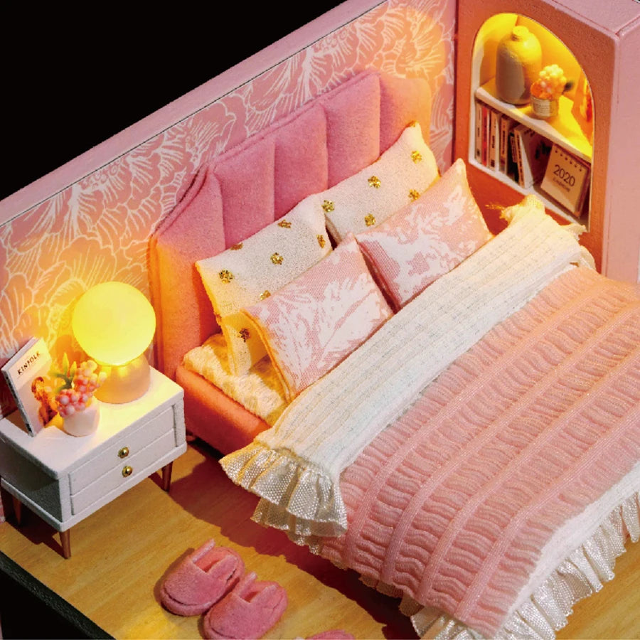 DIY 3D Puzzle: Mini Princess Doll House Kit with Furniture