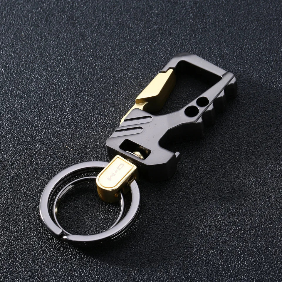 Multifunctional Men's Key Chain Metal Waist Chain Bottle Opener Pendant Gift