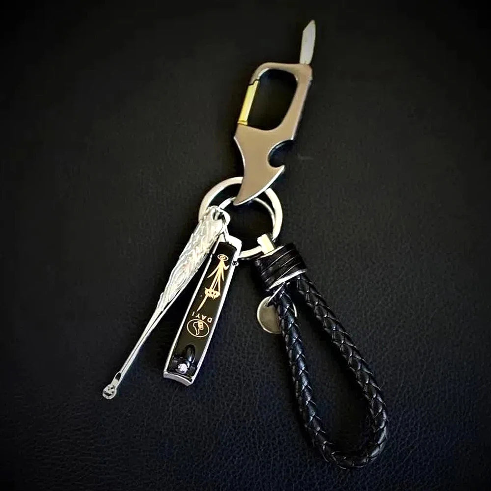 Classic Mini Knife Keychain – Outdoor 2 In 1 Multi-Functional Tool