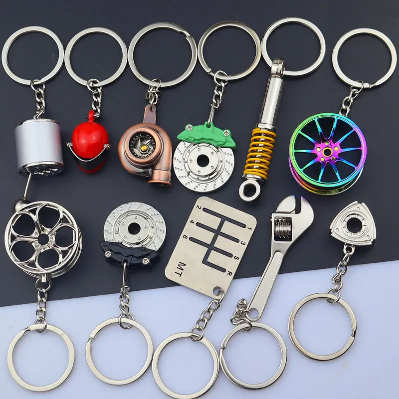 Car Speed Gearbox Keychains for Man Manual Transmission