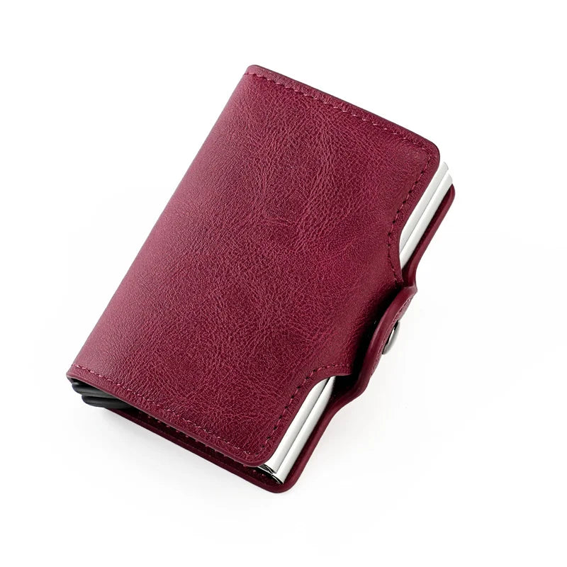 Custom RFID Blocking Men Wallet Credit Card Holder Leather Card Wallet