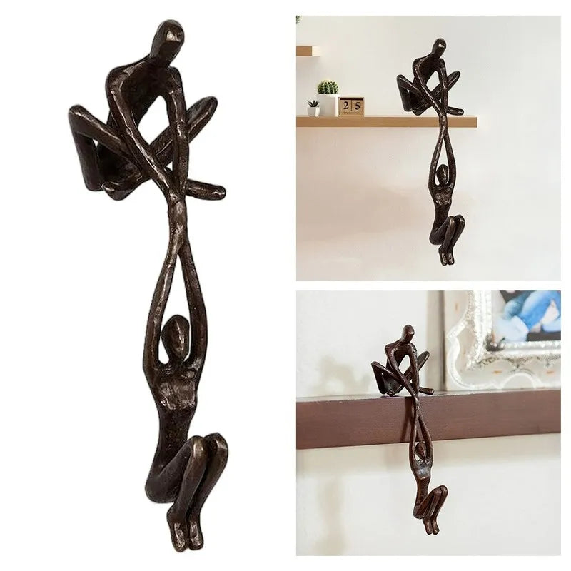 Dancing Couple Sculpture Art Creative Artwork Lover Sculpture Ornament